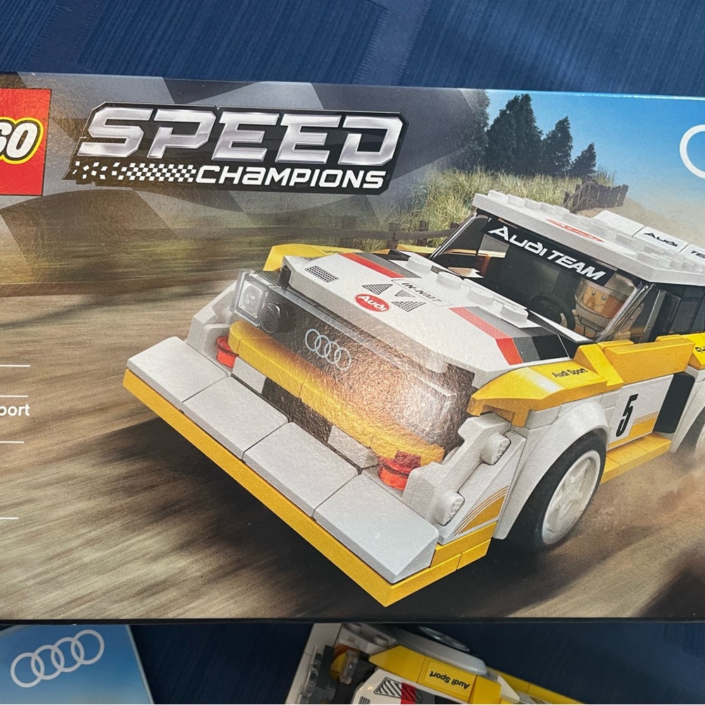 LEGO Speed Champions Audi Sport Quattro S1 - Yellow and White